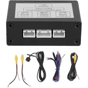 Smart Car Parking Camera Converter Front Rear View Video Switch Channel Control Box Adapter Vehicle Amplifier Holders for of Applications Suitable for Vehicles with mon