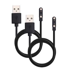 Magnetic Smart Watch Charging Cable Compatible with Apple, Samsung, and Fitness Watches, Quick Charge with 2-Pin Connections, USB Type-A, 4.0mm (USB Type A) in Kuwait