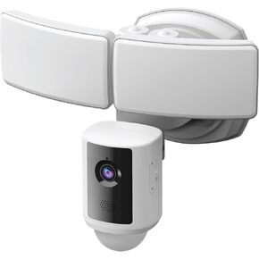 Feit Electric SEC5000/CAM/WIFI Outdoor LED Smart Security Camera with Motion Sensor, 2-Way Audio, 48-Watt Floodlight, Works with Alexa and Google Asst, Alarm, Hardwired, Updated Version of SEC3000