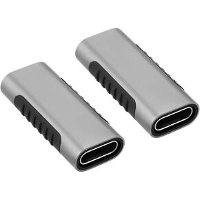 Create idea 2Pcs USB-C Female to Female Adapter 3.1 Gen2 Coupler Charging Data Adapter 240W Power Delivery Compatible with Samsung Galaxy S23 S24 USB-C Devices