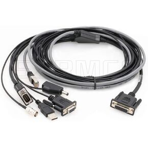 60789-00(77070-00) DB26 to DC Plug BNC DB9F DB9M USB RJ45M Multi-Function Data Power Cable for Trimble SPS Series GNSS Receiver