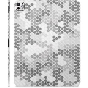 Carbon Fiber Skin Compatible with Apple iPad Pro 13 (M4) 2024 - Camo Hexadots - Premium 3M Vinyl Protective Wrap Decal Cover - Easy to Apply | Crafted in The USA by MightySkins
