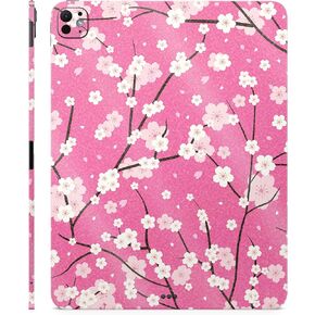 Glossy Glitter Skin Compatible with Apple iPad Pro 13 (M4) 2024 - Sakura Pink - Premium 3M Vinyl Protective Wrap Decal Cover - Easy to Apply | Crafted in The USA by MightySkins