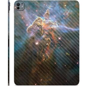 Carbon Fiber Skin Compatible with Apple iPad Pro 13 (M4) 2024 - Eagle Nebula - Premium 3M Vinyl Protective Wrap Decal Cover - Easy to Apply | Crafted in The USA by MightySkins