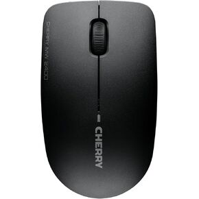 Cherry MW 2400-3-Button Wireless Mouse - Symmetrical - Black - Nano USB Receiver - Optical Sensor - 1200 dpi - 2.4 GHz Technology - GS Approval
