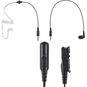 Walkie Talkie Earpiece with Mic Ear Piece Ptt Microphone Headset for Motorola xpr 3300e 3500e 3500 xpr3300e xpr3500e xpr3500 xpr3300 2-Way Radios(in Ear Earbuds, to 3.5mm Aux Earphone)