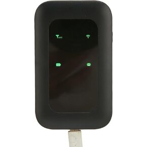 GOWENIC 4G Mobile Router, Portable Travel with 2100mAh Battery, Mobile MiFi Hotspot for Car Users Business Travelers, Supports 10 Device Connections