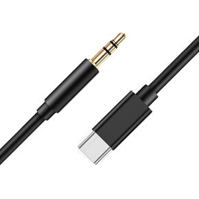 كابل USB C إلى 3.5 مم صوت Aux جاك، محول من النوع C إلى سلك ستيريو سماعة رأس 3.5 مم كابل سيارة USB-C متوافق مع Moto G Power 2022، G Stylus 2022، G 5G، Edge+