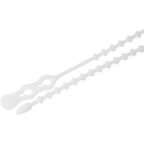 South Main Hardware 888079 18-in Double Loop Beaded, 10-Pack 120-lb, Black, Speciality Cable Tie, 10 Count in Saudi Arabia