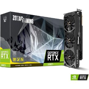 بطاقة رسومات ZOTAC Gaming GeForce RTX 2080 Ti Twin Fan 11GB GDDR6 352-bit Spectra RGB LED/لوحة خلفية معدنية - ZT-T20810G-10P