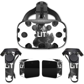 MightySkins Skin Compatible with HTC Vive Full Coverage - Lit | Protective, Durable, and Unique Vinyl Decal wrap Cover | Easy to Apply, Remove, and Change Styles | Made in The USA
