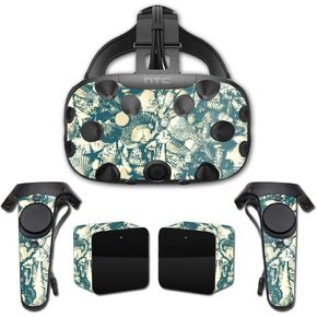 MightySkins Skin Compatible with HTC Vive – Tan Seashells | Protective, Durable, and Unique Vinyl Decal wrap Cover | Easy to Apply, Remove, and Change Styles | Made in The USA