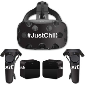 MightySkins Skin Compatible with HTC Vive – Just Chill 2 | Protective, Durable, and Unique Vinyl Decal wrap Cover | Easy to Apply, Remove, and Change Styles | Made in The USA