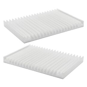 Led Aluminum Radiator High Power Heat Sink 100X140X12.7mm Led High Power Amplifier Transistor