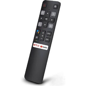 Voice Remote Control for TCL Android TV, New Upgraded Replacement RC802V for TCL TVs, 40S330 32S330 40S334 32S334 70S430 32A325 32A323 65Q637 55S430 43S430 55Q637 43S434 75S434 32P30S