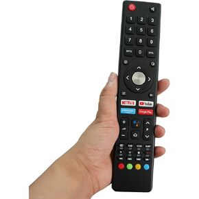 Replacement Remote Control for JVC RM-C3367 LT-50KC508 50" Smart 4K UHD Android TV [ No Voice Function]