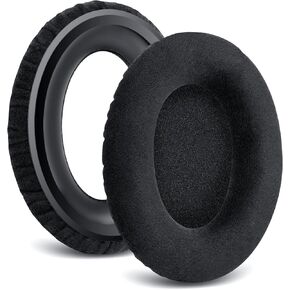 Earpads for Sennheiser HD598/HD598 CS/HD598 SE/HD598 SR/HD518/HD558 Headphones, Velour Ear Pads Cushions Replacement for HD595/HD599/HD569/HD579/HD560S Headset (Black)