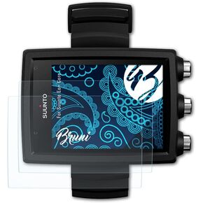 Bruni Screen Protector compatible with Suunto Eon Core Protector Film, crystal clear Protective Film (2X)