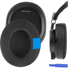 Geekria Sport Cooling-Gel Replacement Ear Pads for ATH-M50X, ATH-M50XBT, ATH-M50xBT2, ATH-M60X, ATH-M40X, ATH-M30, ATH-M20, ATH-M10, Headphones Earpads, Ear Cups Cover Repair Parts (Black)