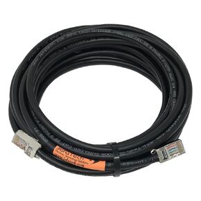 Outdoor Shielded Cat6 Ethernet Cable Assembly with TOUGHCable Connectors - UV Resistant, Direct Burial, Ground Wire (100 Feet)