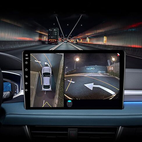ستيريو سيارة مزدوج الدين يدعم Apple Carplay/Android Auto، نظام كاميرا احتياطية بانورامي 360 درجة، مسجل لوحة القيادة بانورامي 360 درجة. نظام ملاحة Android للسيارة مقاس 9 بوصة يعمل باللمس 2G+32G وكاميرا رباعية الاتجاهات in Saudi Arabia