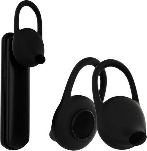 وسادات غطاء جل السيليكون البديلة الناعمة 10 قطع لسماعات رأس بلوتوث وسماعات الأذن - أسود in Kuwait