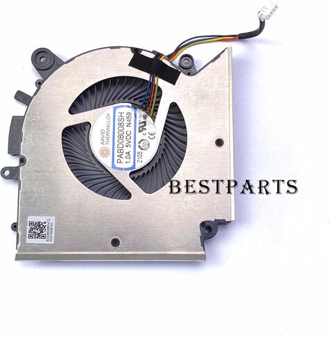 BestPartsCooling Fan استبدال لـ MSI Pulse GL66 GL76 (Intel Core 11th Gen) -CPU+GPU مروحة تبريد لـ Pulse GL66 GL76 11UCK 11UDK 11UEK 11UGK 11UGKV، P/N: N459 N460، MS-1581 MS-1582، MS-17L1 MS-17L2 in Saudi Arabia