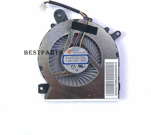 BestPartsCooling Fan استبدال لـ MSI Pulse GL66 GL76 (Intel Core 11th Gen) -CPU+GPU مروحة تبريد لـ Pulse GL66 GL76 11UCK 11UDK 11UEK 11UGK 11UGKV، P/N: N459 N460، MS-1581 MS-1582، MS-17L1 MS-17L2 in Saudi Arabia