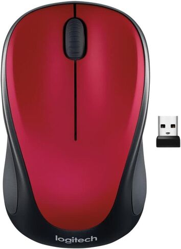 Logitech Wireless USB Mouse M317 - Red (Certified Refurbished) in Saudi Arabia