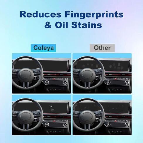 (4pcs) 2024 Sonata Screen Protector for Hyundai Sonata (SEL/N Line/SEL Hybrid/Limited Hybrid) 12.3Inch Touchscreen&Air Conditioner, 2024 Sonata Accessories High Clarity Protective Film in Kuwait