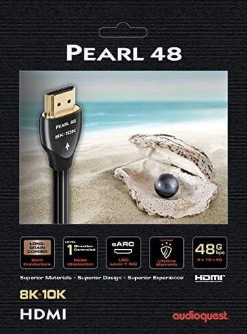 AudioQuest Pearl 8K-10K 48Gbps 3.0m (9.8ft.) HDMI Cables (2-Pack) in Saudi Arabia