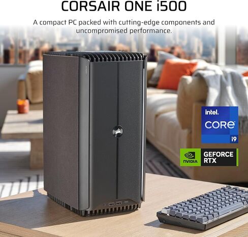 كمبيوتر Corsair ONE i500 المخصص للألعاب - وحدة المعالجة المركزية Intel® Core™ i9 14900K المبردة بالسوائل - وحدة معالجة الرسوميات NVIDIA® GeForce RTX™ 4080 SUPER المبردة بالسوائل - ذاكرة VENGEANCE DDR5 بسعة 32 جيجابايت - محرك أقراص M.2 SSD بسعة 2 تيرابايت  in Kuwait