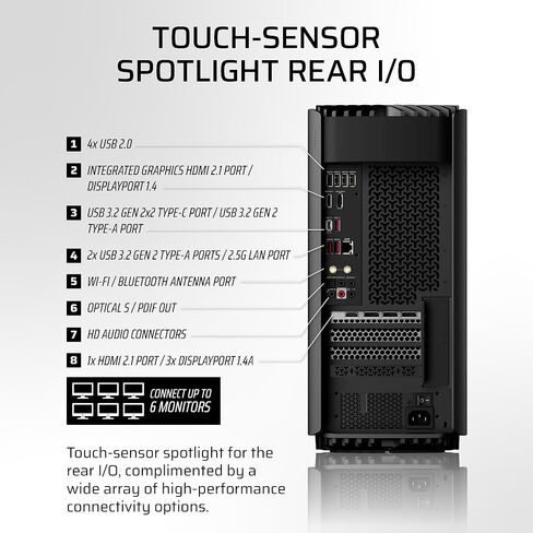 كمبيوتر Corsair ONE i500 المخصص للألعاب - وحدة المعالجة المركزية Intel® Core™ i9 14900K المبردة بالسوائل - وحدة معالجة الرسوميات NVIDIA® GeForce RTX™ 4080 SUPER المبردة بالسوائل - ذاكرة VENGEANCE DDR5 بسعة 32 جيجابايت - محرك أقراص M.2 SSD بسعة 2 تيرابايت  in Kuwait