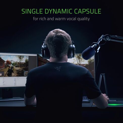 Razer Seiren Elite Studio-Grade Multi-Pattern USB Digital Microphone and Headphone Amplifier in Saudi Arabia