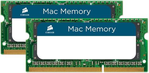 Corsair CMSA8GX3M2A1066C7 Apple 8 GB Dual Channel Kit DDR3 1066 (PC3 8500) 204-Pin DDR3 Laptop SO-DIMM Memory 1.5V, Beige in Saudi Arabia