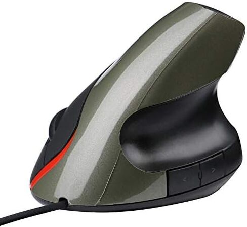 Mikayoo Wired Vertical Mouse, Ergonomic Vertical Mouse Optical USB Wired Mouse with 5 Programmable Buttons for Computer, Laptop (Purple) in Saudi Arabia