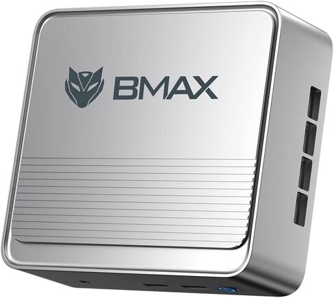 جهاز كمبيوتر صغير Bmax الجيل 11th 4-Core N5095 8GB RAM/256GB SSD 4K شاشة مزدوجة غطاء دفع وسحب WiFi5/Dual HDMI/4 USB 3.0/BT4.2/TF بطاقة Micro Pc in Kuwait