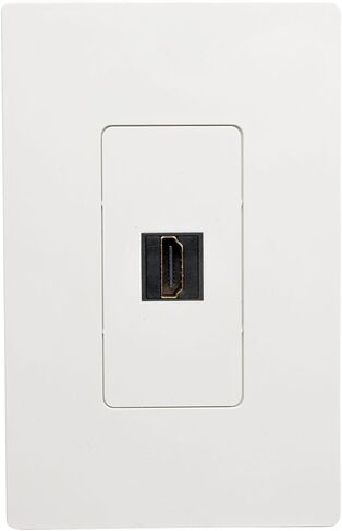 Tripp Lite High-Speed HDMI with Ethernet All-in-One Keystone/Panel Mount Coupler Cable (F/F), Angled Connector, 1 ft. (P164-001-KPA-BK) in Saudi Arabia