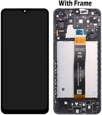 لسامسونج غالاكسي A13 5G SM-A136U A136U A136U1 شاشة LCD تعمل باللمس محول الأرقام عرض الجمعية استبدال الإطار (غير مناسب A32 4G) in Saudi Arabia