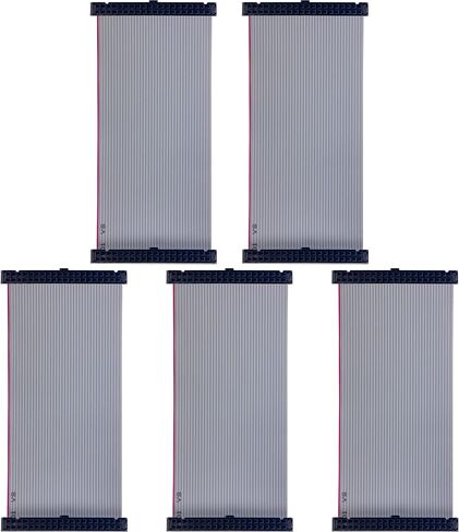 5pcs 40 Pin to 40 Pin IDC GPIO Ribbon Cable Female to Female Connector for Raspberry Pi 4 3 Zero 2 about (3.94" / 10cm) in Saudi Arabia