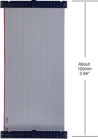 5pcs 40 Pin to 40 Pin IDC GPIO Ribbon Cable Female to Female Connector for Raspberry Pi 4 3 Zero 2 about (3.94" / 10cm) in Saudi Arabia