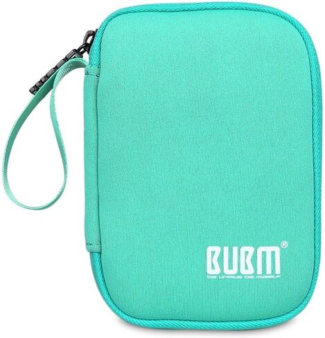 BUBM Portable 2.5-inch External Hard Drive Case, Mini Hard Drive Carrying Case Compatible with Western Digital WD Elements Seagate Toshiba Buffalo Samsung and More (Small, Black) in Saudi Arabia