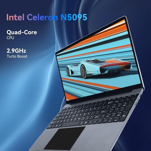 15.6“ Laptop Computer, 12GB RAM, 512 GB SSD, N5095 Quad-Core Processors,1920x1200 Display, Mini-HDMI, 2MP Webcam, Laptop for School, Business. in Kuwait