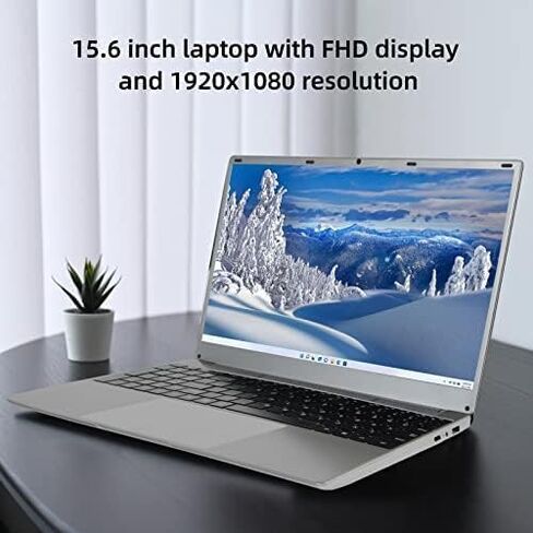 15.6“ Laptop Computer, 12GB RAM, 512 GB SSD, N5095 Quad-Core Processors,1920x1200 Display, Mini-HDMI, 2MP Webcam, Laptop for School, Business. in Kuwait