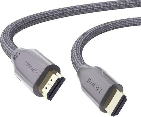 كابل HDMI 8K بطول 2.1 بطول 7.2FT/2.2M، كابل HDMI فائق السرعة 48 جيجابت في الثانية 8K@60 هرتز/4K@120 هرتز eARC HDR10 HDCP متوافق مع Dolby Vision Apple TV Sony LG Samsung Xbox Series X PS4 PS5 in Saudi Arabia