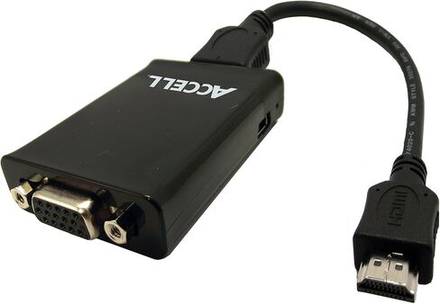 Accell HDMI (Male) to VGA (Female) Adapter - Resolutions up to 1920x1200 (WUXGA) @60Hz in Kuwait