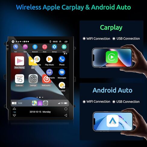 2G 64G ستيريو سيارة أندرويد لتويوتا كامري 2006-2011 Carplay Android Auto 9.7 بوصة شاشة تعمل باللمس راديو السيارة بلوتوث نظام تحديد المواقع والملاحة مرآة رابط Hi-Fi FM RDS USB WiFi AHD كاميرا احتياطية SWC in Saudi Arabia