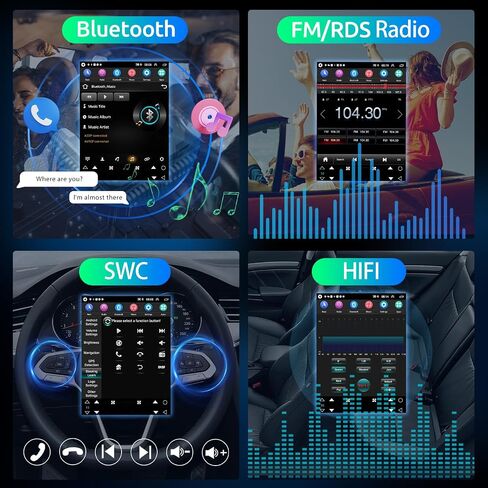 2G 64G ستيريو سيارة أندرويد لتويوتا كامري 2006-2011 Carplay Android Auto 9.7 بوصة شاشة تعمل باللمس راديو السيارة بلوتوث نظام تحديد المواقع والملاحة مرآة رابط Hi-Fi FM RDS USB WiFi AHD كاميرا احتياطية SWC in Saudi Arabia