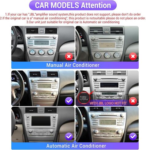 2G 64G ستيريو سيارة أندرويد لتويوتا كامري 2006-2011 Carplay Android Auto 9.7 بوصة شاشة تعمل باللمس راديو السيارة بلوتوث نظام تحديد المواقع والملاحة مرآة رابط Hi-Fi FM RDS USB WiFi AHD كاميرا احتياطية SWC in Saudi Arabia
