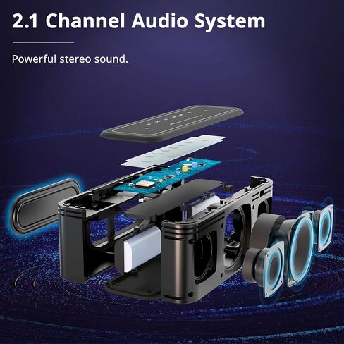 Tronsmart Mega Pro 60W Bluetooth Speaker, Intuitive Touch Panel, 3 EQ Effects, SoundPulse Tech, Wireless Stereo Pairing, NFC Connection, Built-in Powerbank, Voice Assistant, Wireless Speaker for Home in Kuwait